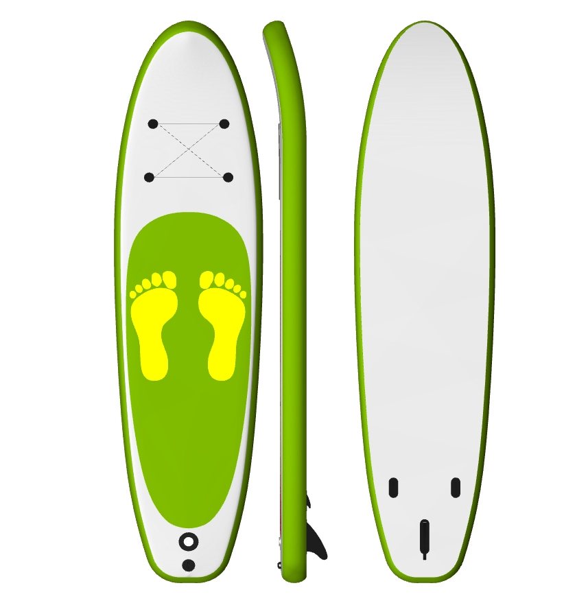 Double Layer Drop Stitch PVC Inflatable Stand Up Paddle Board SUP for Lakes and Rivers