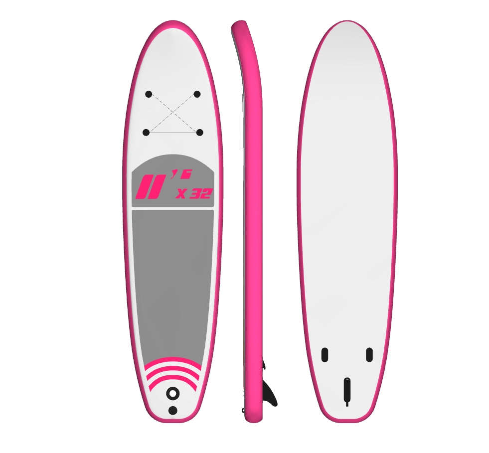 Double Layer Drop Stitch PVC Inflatable Stand Up Paddle Board SUP for Lakes and Rivers