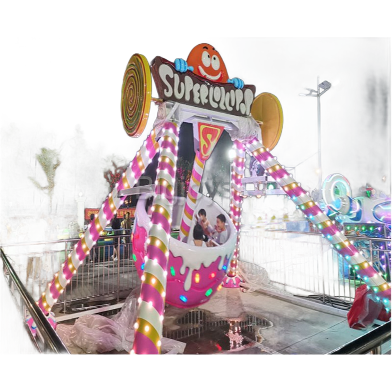 5 Seats Mini Baby Pendulum Ride - Family Amusement Park Kiddie Carousel