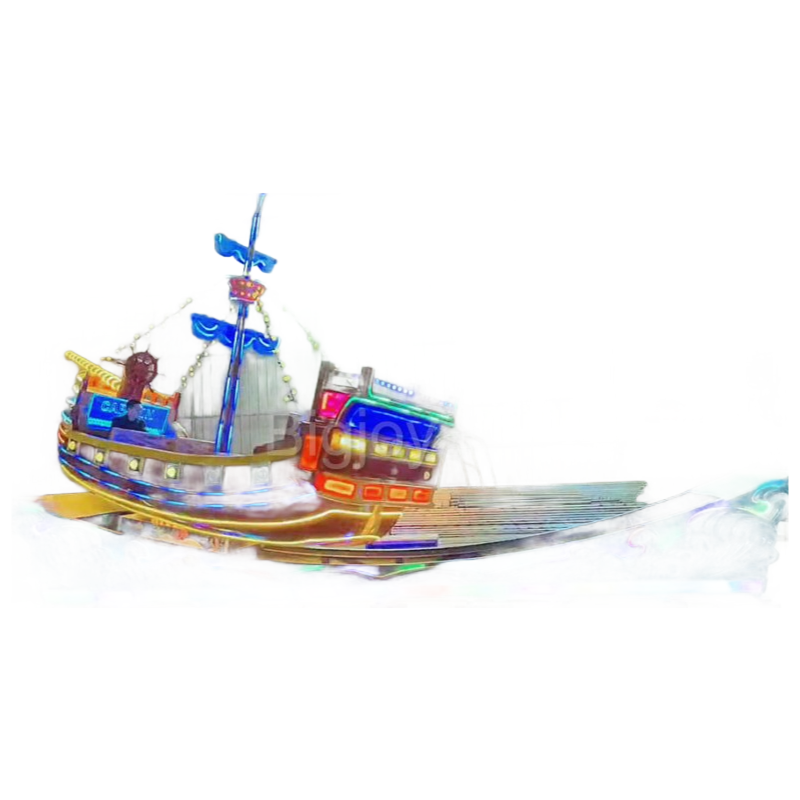 18 Seats Flying Pirate Ship Ride Swing Boat for Amusement Park - High Capacity Thrill Ride
