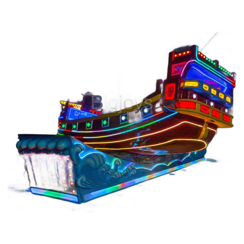 18 Seats Flying Pirate Ship Ride Swing Boat for Amusement Park - High Capacity Thrill Ride