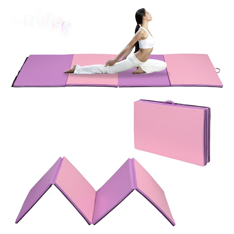 Premium Folding Gymnastics Mat for Martial Arts & Fitness Training - Multi-Color Non-Slip Exercise Mat