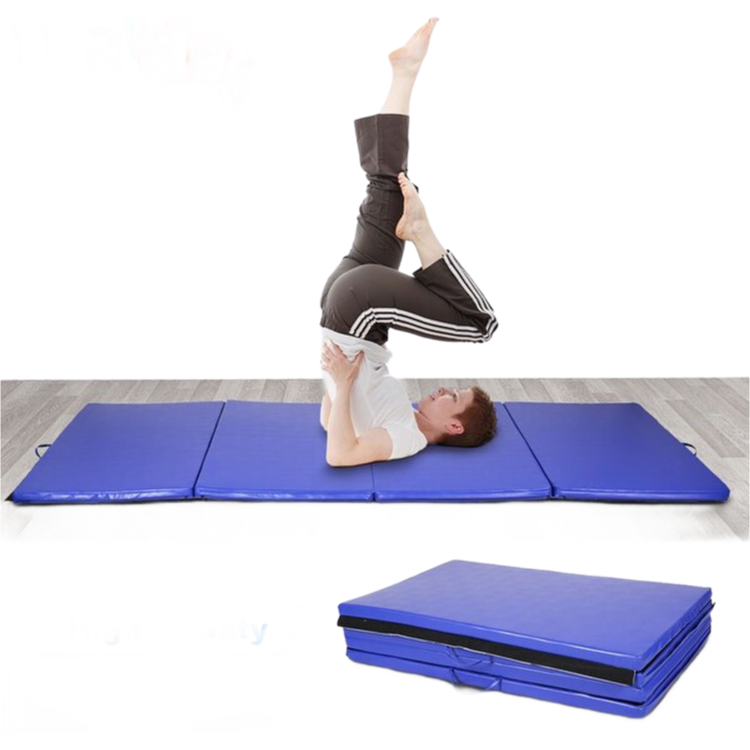 Premium Folding Gymnastics Mat for Martial Arts & Fitness Training - Multi-Color Non-Slip Exercise Mat
