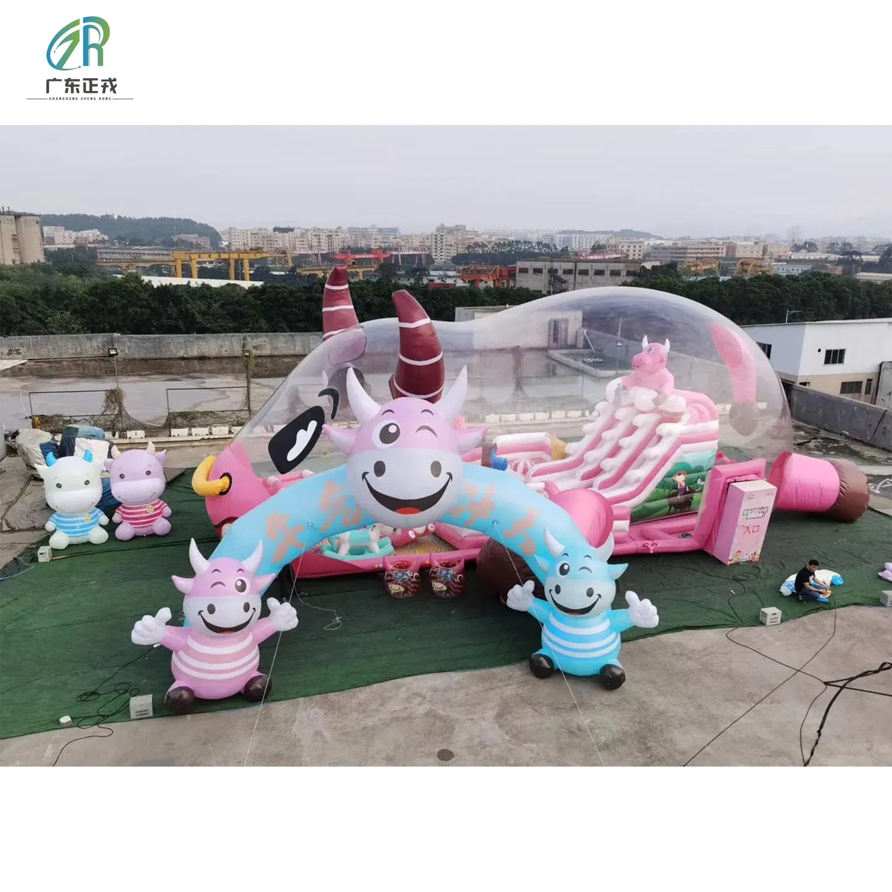 Wholesale Durable PVC Inflatable Playhouse with CE Blower for Commercial Use