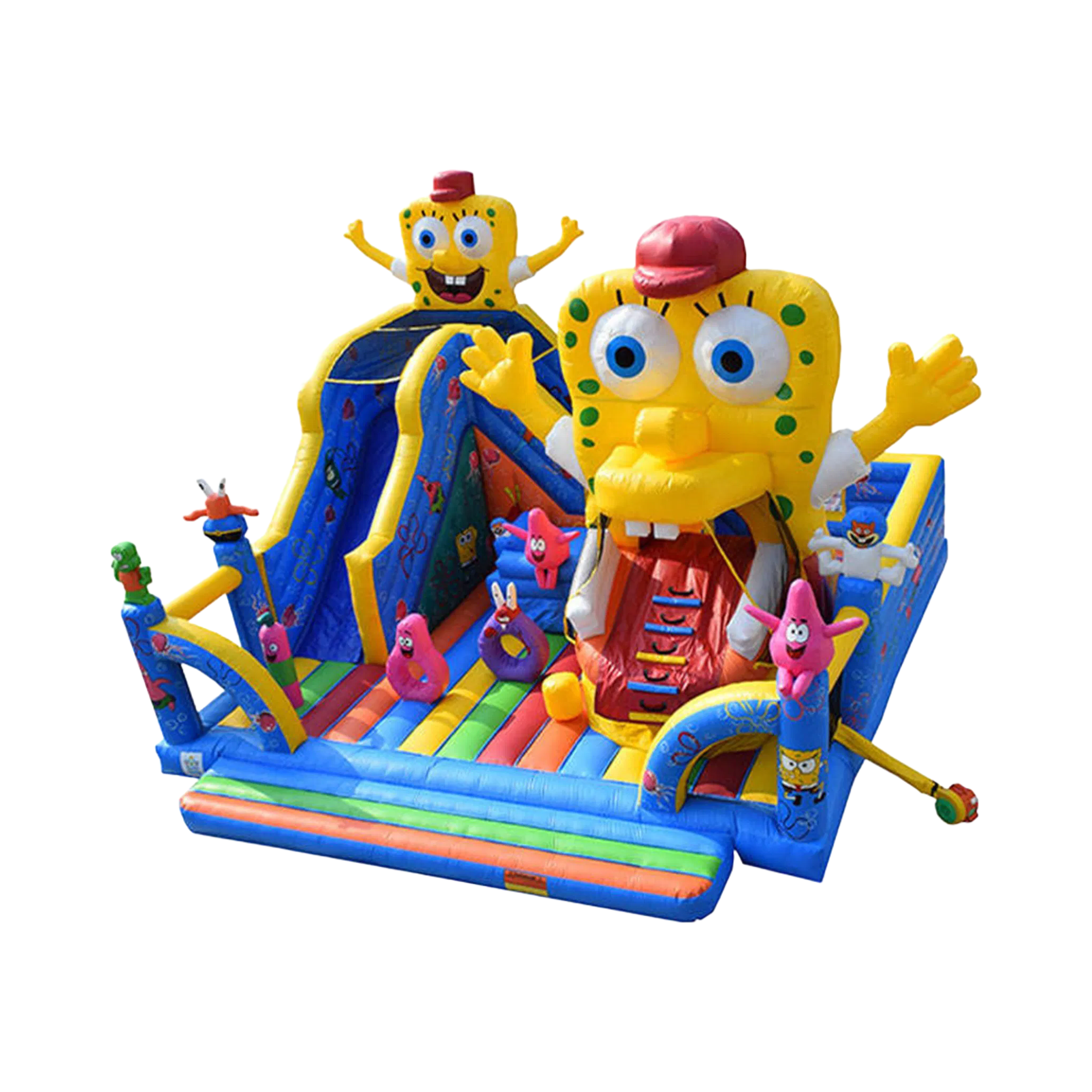 Large Customizable Inflatable Playground Equipment - Includes Repair Kit & Air Pump Accessories