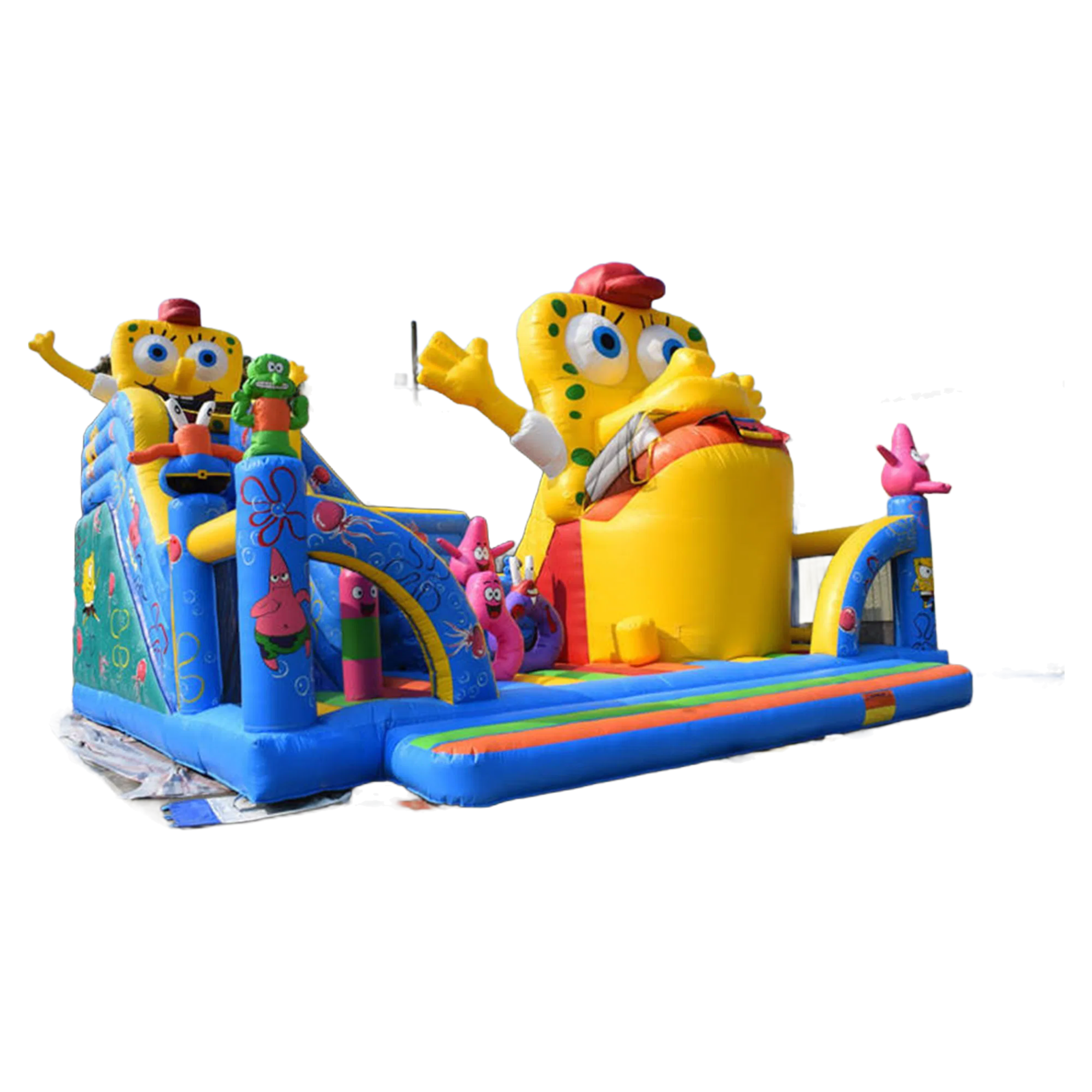 Large Customizable Inflatable Playground Equipment - Includes Repair Kit & Air Pump Accessories