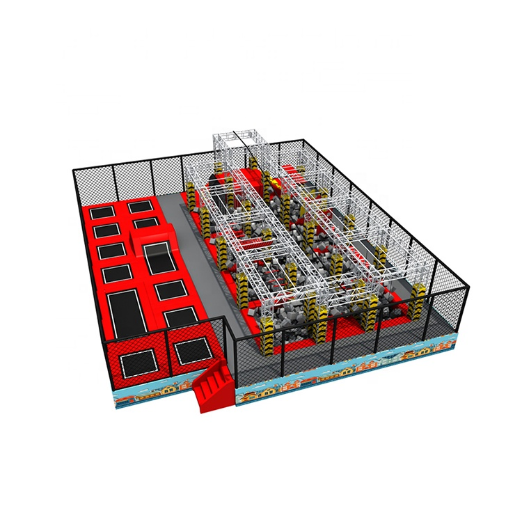 High Quality Indoor Square Trampoline Park for Kids - Safe Durable Bounce Play Equipment
