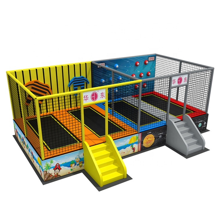 High Quality Indoor Square Trampoline Park for Kids - Safe Durable Bounce Play Equipment