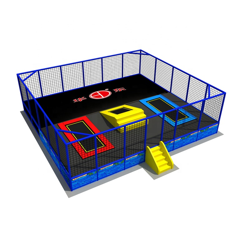 High Quality Indoor Square Trampoline Park for Kids - Safe Durable Bounce Play Equipment
