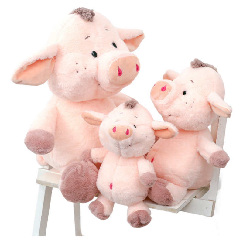 Bulk Order Super Soft Velboa Pig Plush Doll - ASTM/EN71/CE Certified Children's Toy