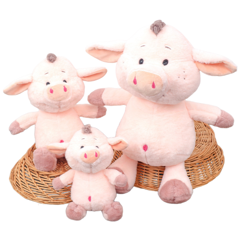 Bulk Order Super Soft Velboa Pig Plush Doll - ASTM/EN71/CE Certified Children's Toy