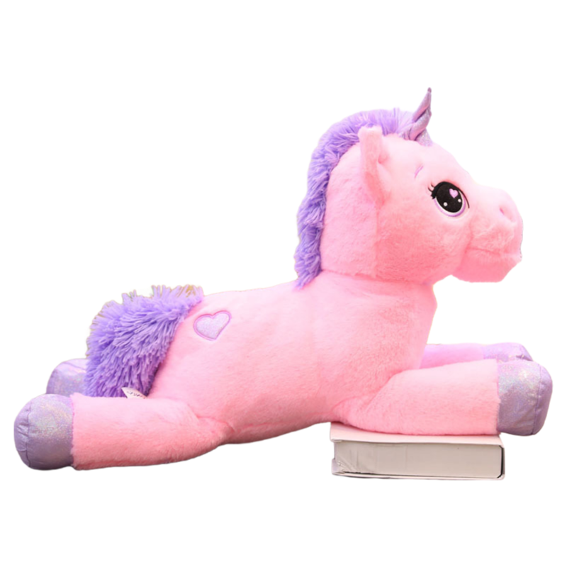 80cm Soft Stuffed Lying Unicorn Plush Toy Wholesale - OEM Custom Animal Plushies Manufacturer