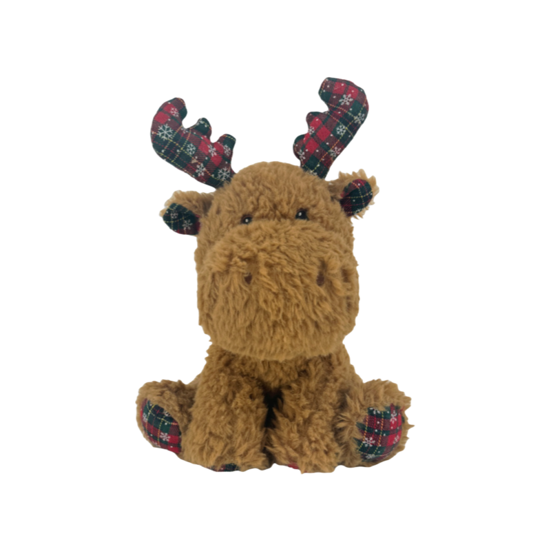 Wholesale Christmas Decorative Plush Moose Toy Custom Size and Color Options
