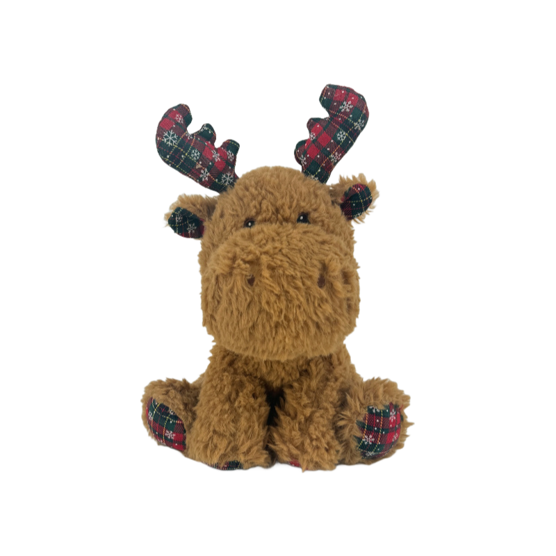 Wholesale Christmas Decorative Plush Moose Toy Custom Size and Color Options