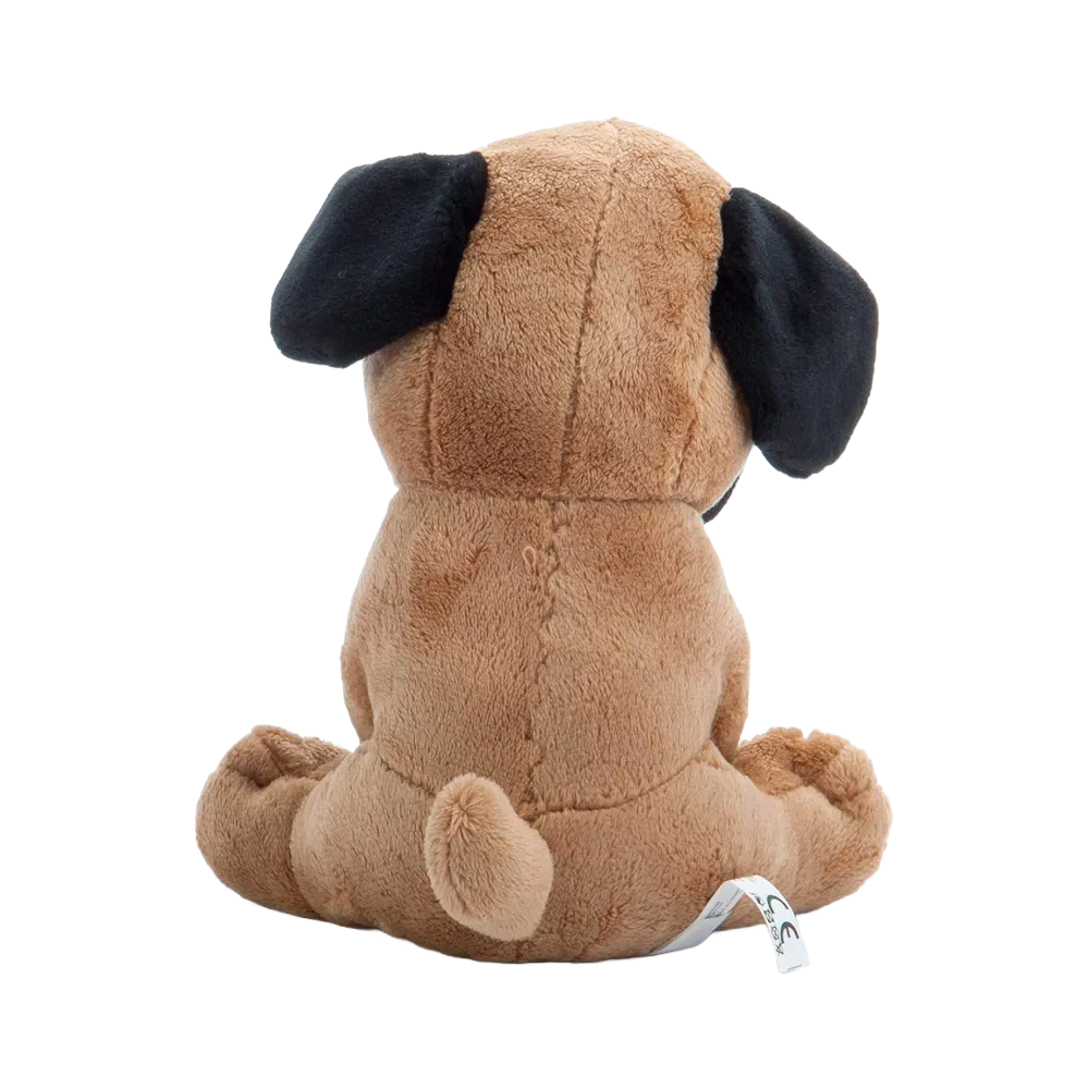 Bulk Order Pug Dog Plush Toy - 8 Inches Sitting Height Soft Stuffed Animal for Children