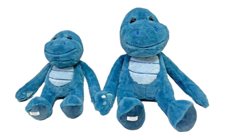Wholesale Magnetic Dinosaur Plush Toy - Blue Cuddly Dino with PP Cotton Filling