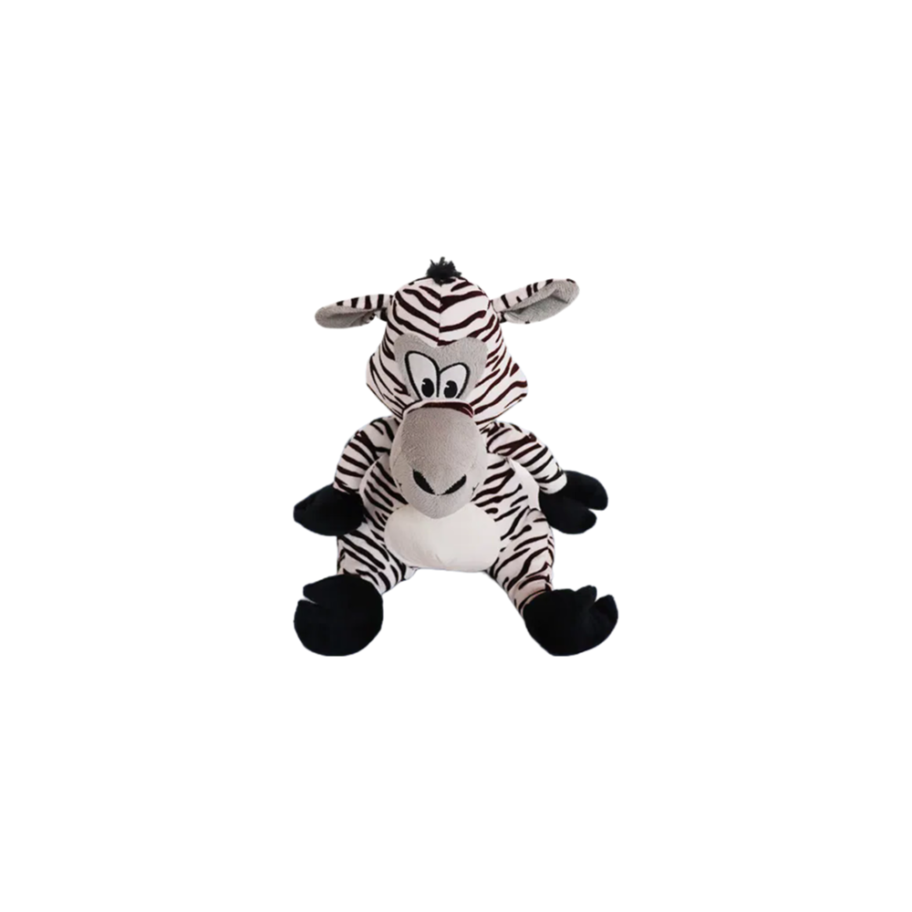 Manufacturer Direct Wholesale Lovely Zebra Plush Toy Stuffed Animal Doll with Machine Production