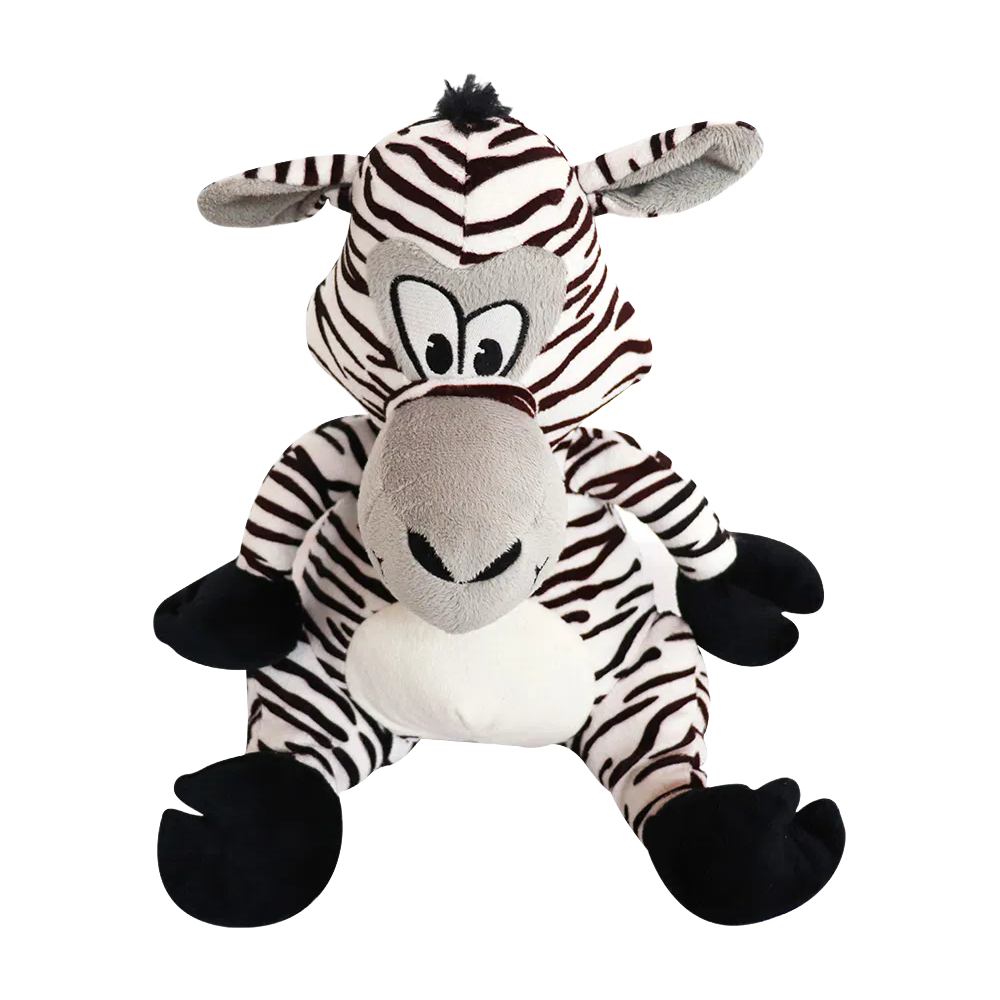 Manufacturer Direct Wholesale Lovely Zebra Plush Toy Stuffed Animal Doll with Machine Production