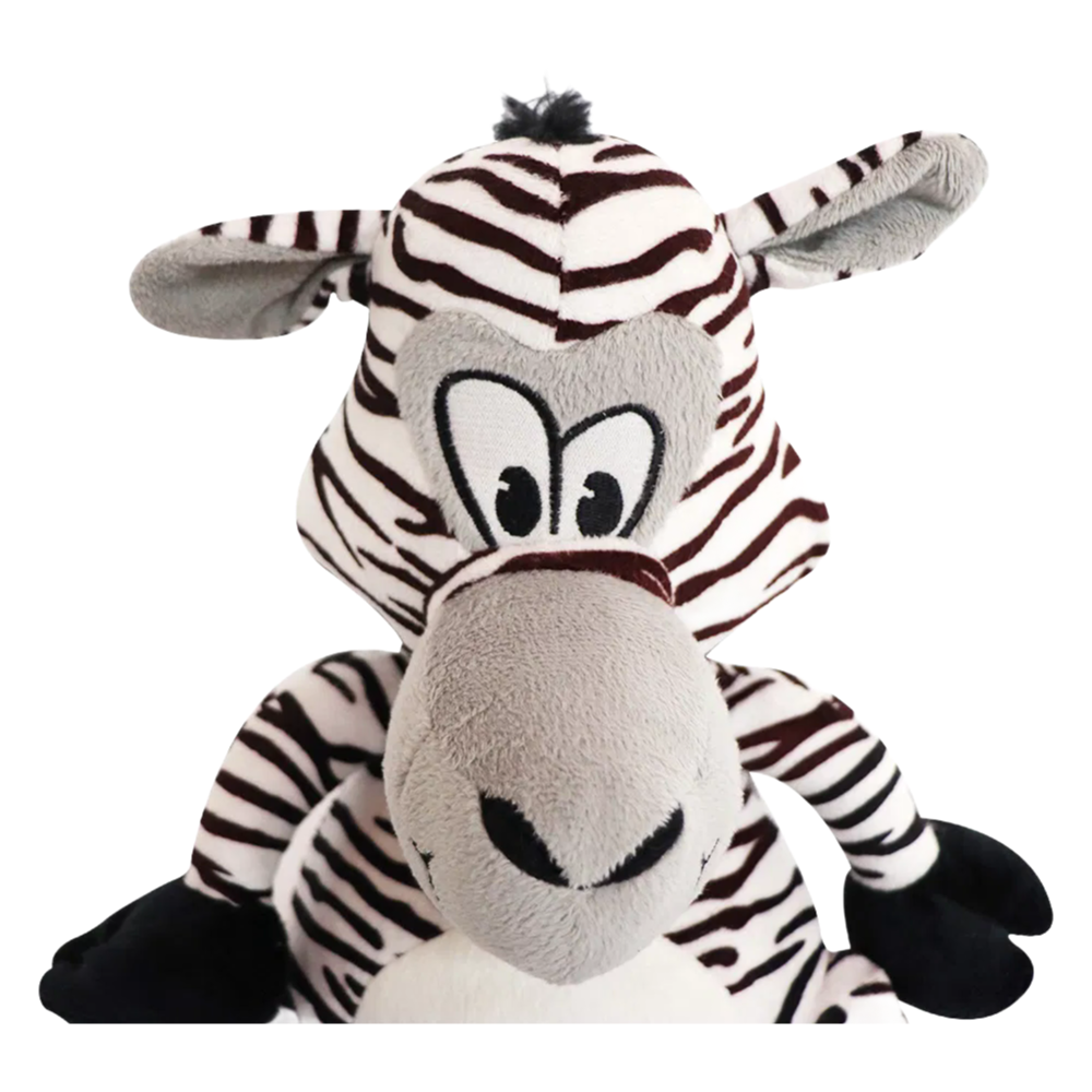 Manufacturer Direct Wholesale Lovely Zebra Plush Toy Stuffed Animal Doll with Machine Production