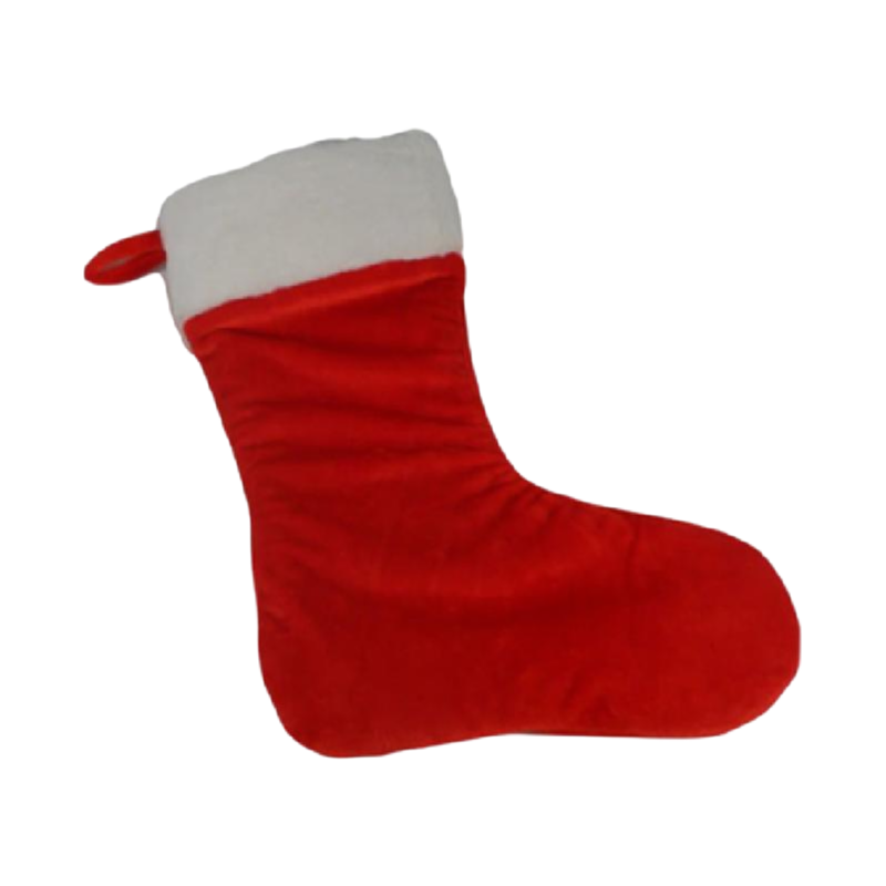 Wholesale Plush Christmas Bear Socks 36cm Red Teddy Bear Xmas Stockings for Bulk Orders
