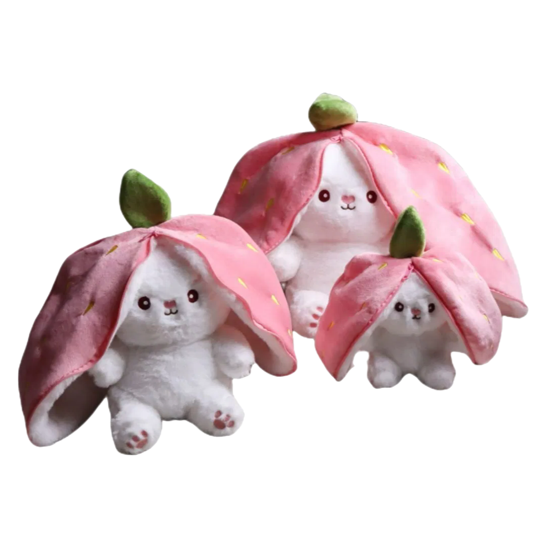 32cm Plush Rabbit/Bunny Toy in Strawberry Design for Kids and Collectors