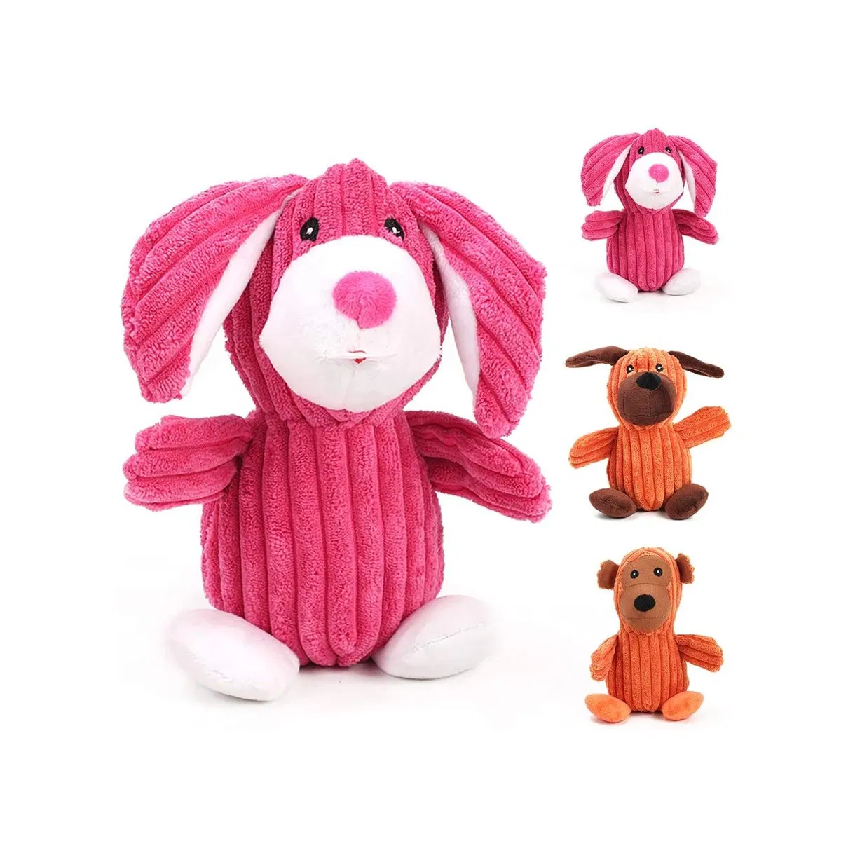 Custom OEM Plush Stuffed Animal Toys Manufacturer - Soft Velboa Polyester Fabric 21cm Size