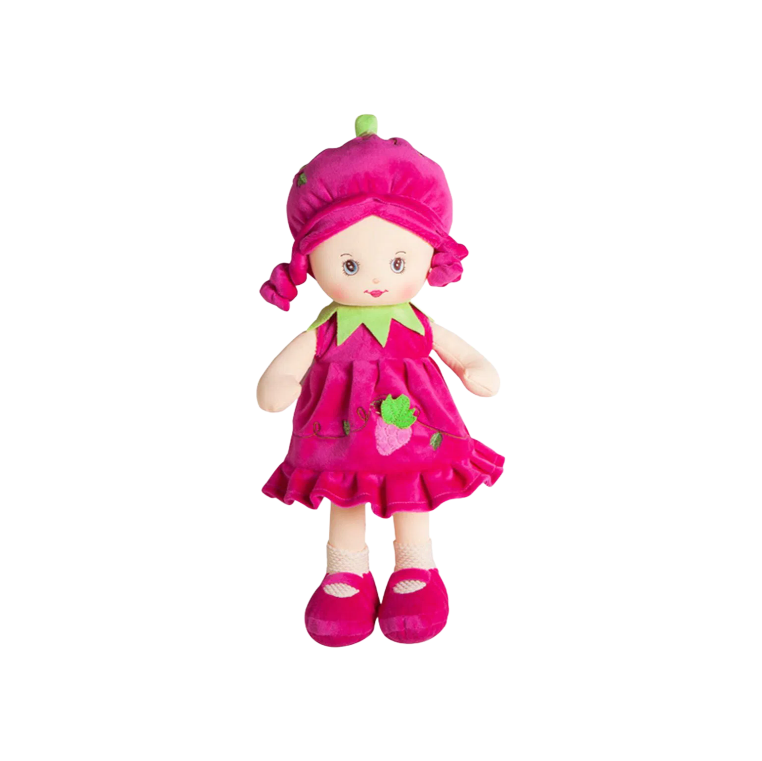 Wholesale Custom Plush Doll with Clothes and Glass for Retailers and Distributors