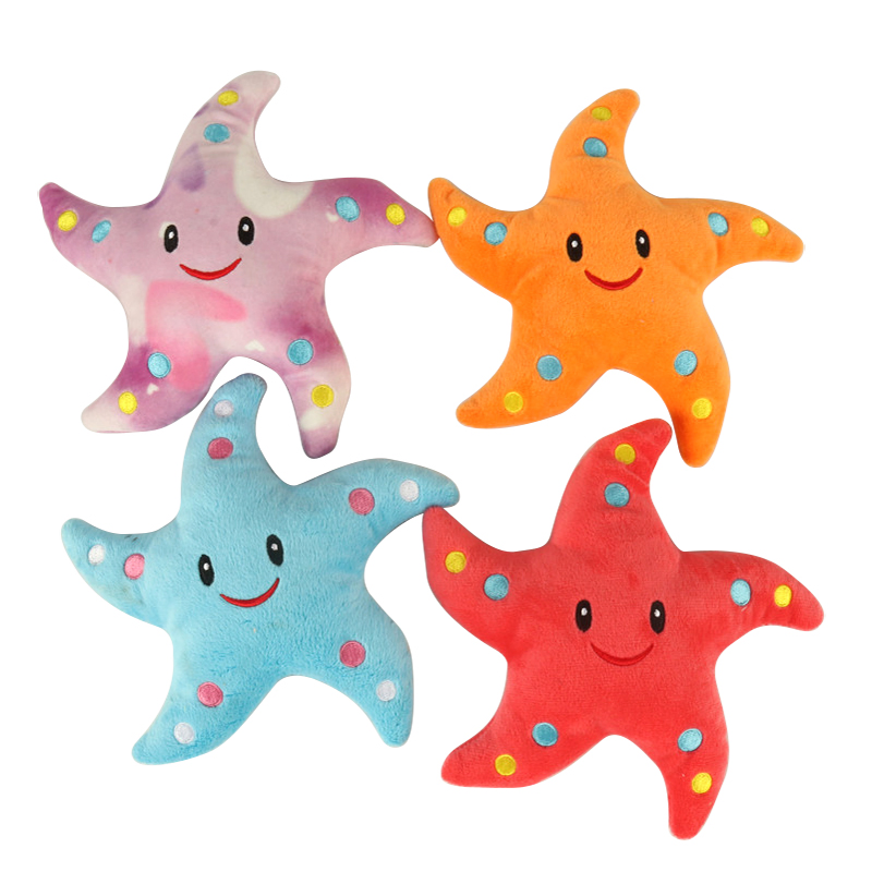 Bulk Custom Plush Starfish Toys - PP Cotton Filled Soft Stuffed Animals