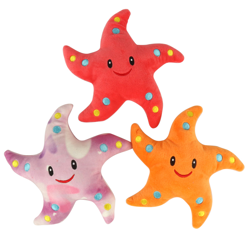 Bulk Custom Plush Starfish Toys - PP Cotton Filled Soft Stuffed Animals