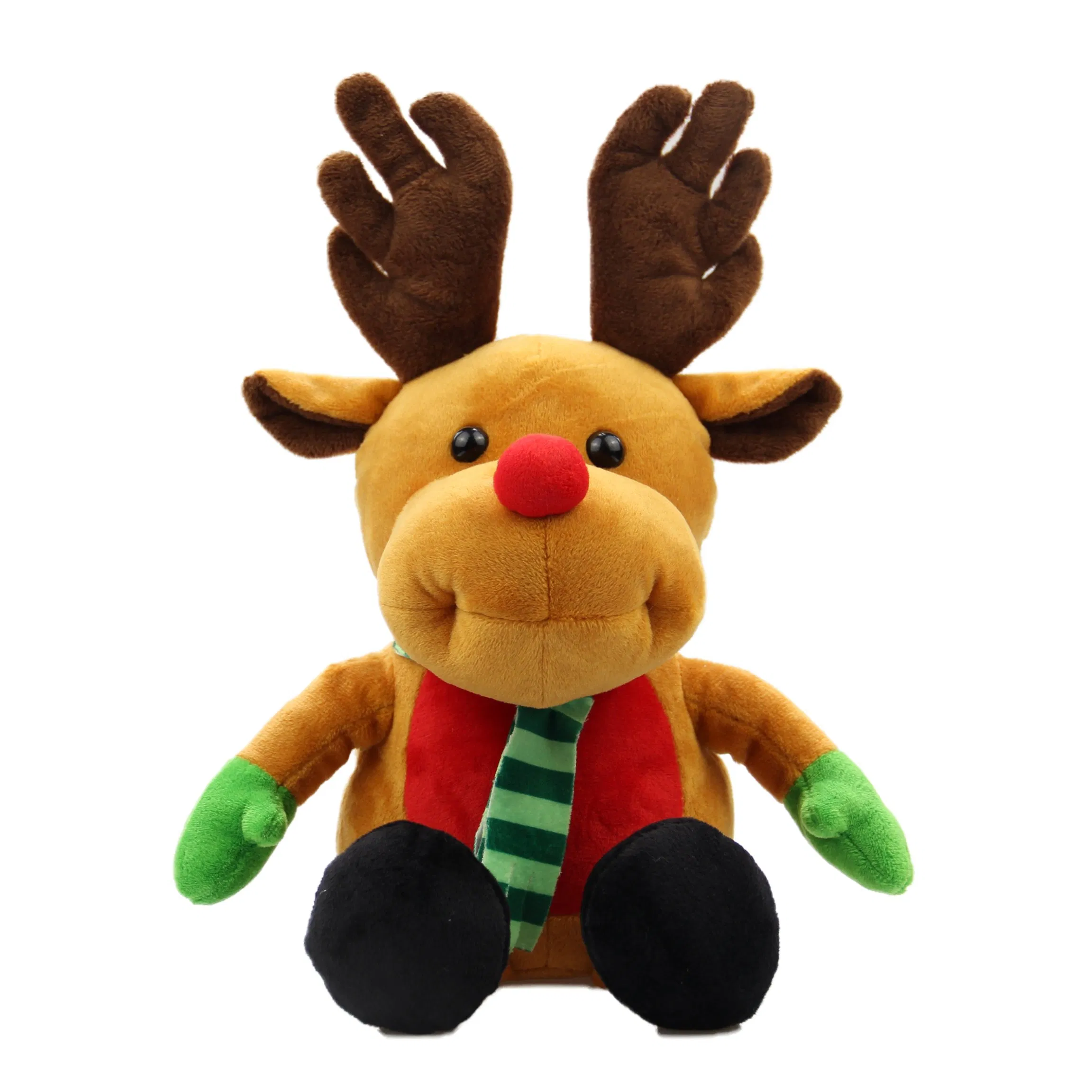 Wholesale Customized Christmas Deer Plush Doll - Safe ASTM F963 Certified Plush Toys