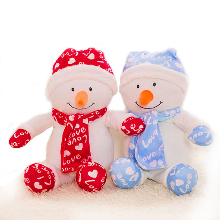 Wholesale OEM Snowman Plush Toys - Safe & Soft Baby Toys with CE/EN71 Certification