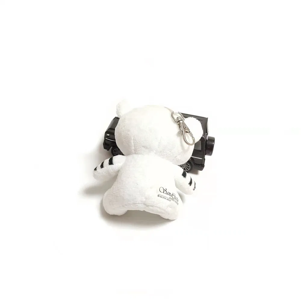 Custom Plush Dog Keychain Toy - 10cm Soft Stuffed Animal with Keyring for Kids Gifts