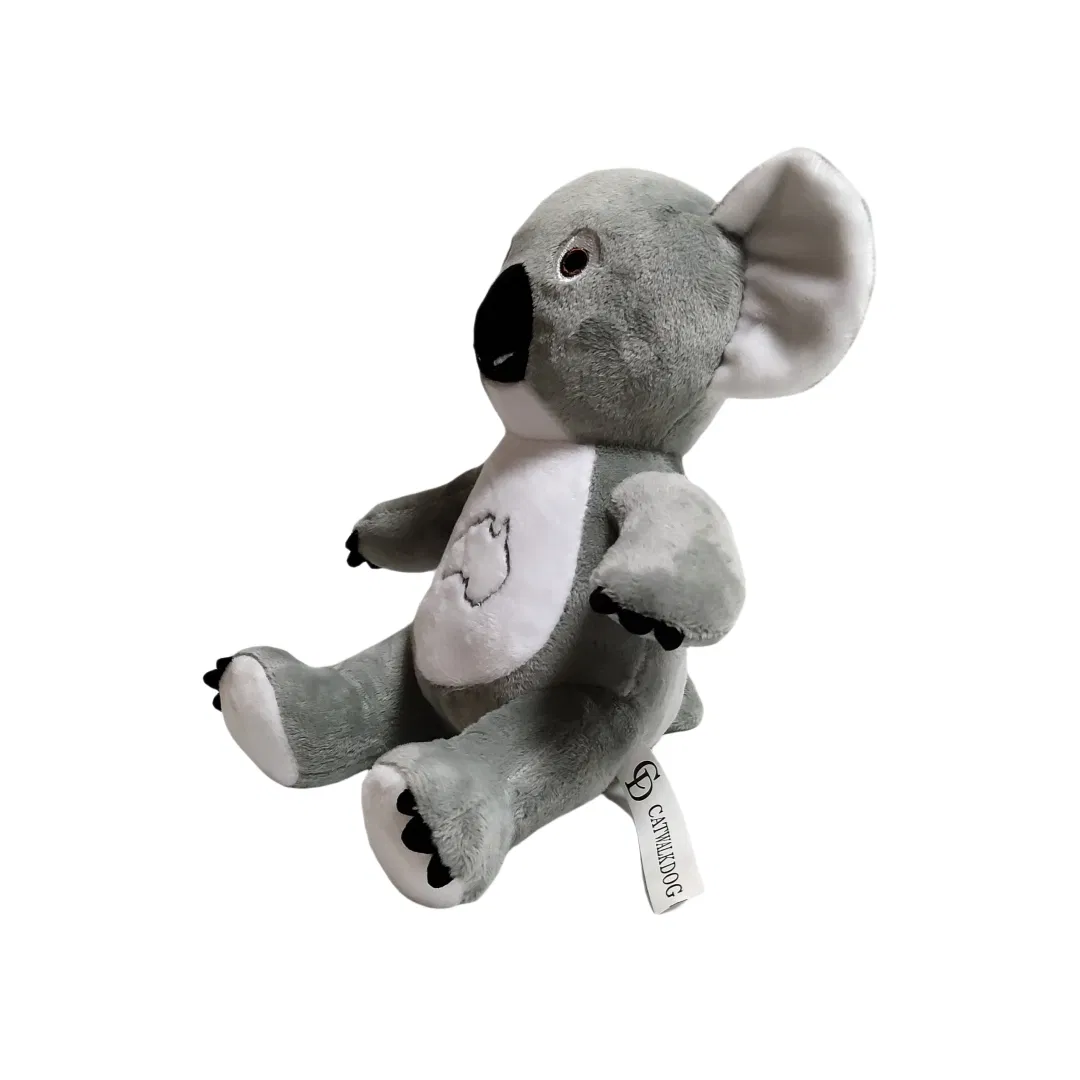 Factory Direct Supply 8inch Koala Plush Dog Toys - CE/RoHS Certified Pet Chew Toys