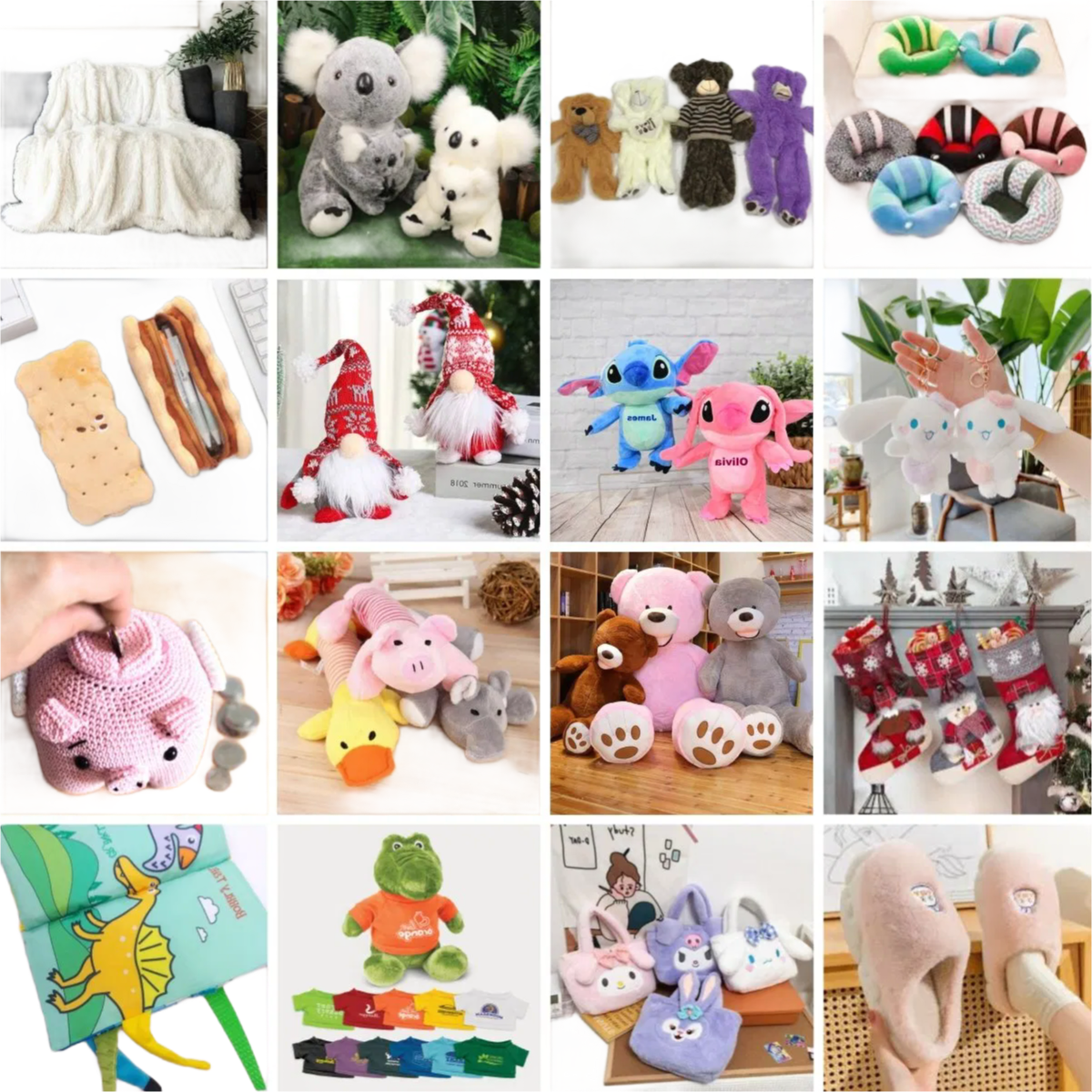 Wholesale Plush Keychains Supplier - Ready-Made & Custom Designs Available