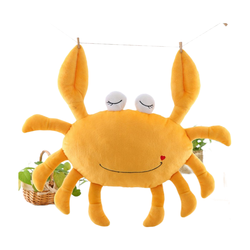Custom Plush Crab Toy Manufacturer: Soft Ocean Animal Stuffed Toys for Babies and Children