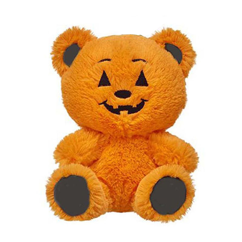 Bulk Order Halloween Pumpkin Stuffed Animal Toy Soft Plush Fabric Child Gift