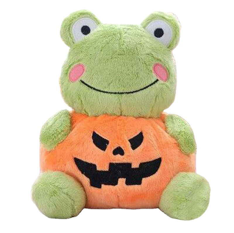 Bulk Order Halloween Pumpkin Stuffed Animal Toy Soft Plush Fabric Child Gift