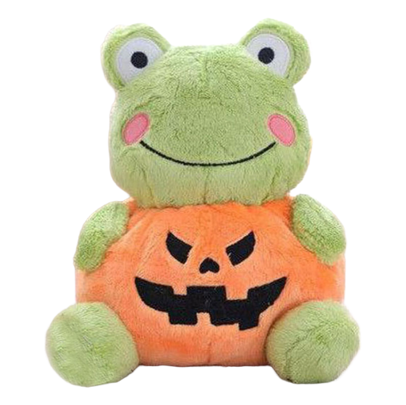 Bulk Order Halloween Pumpkin Stuffed Animal Toy Soft Plush Fabric Child Gift