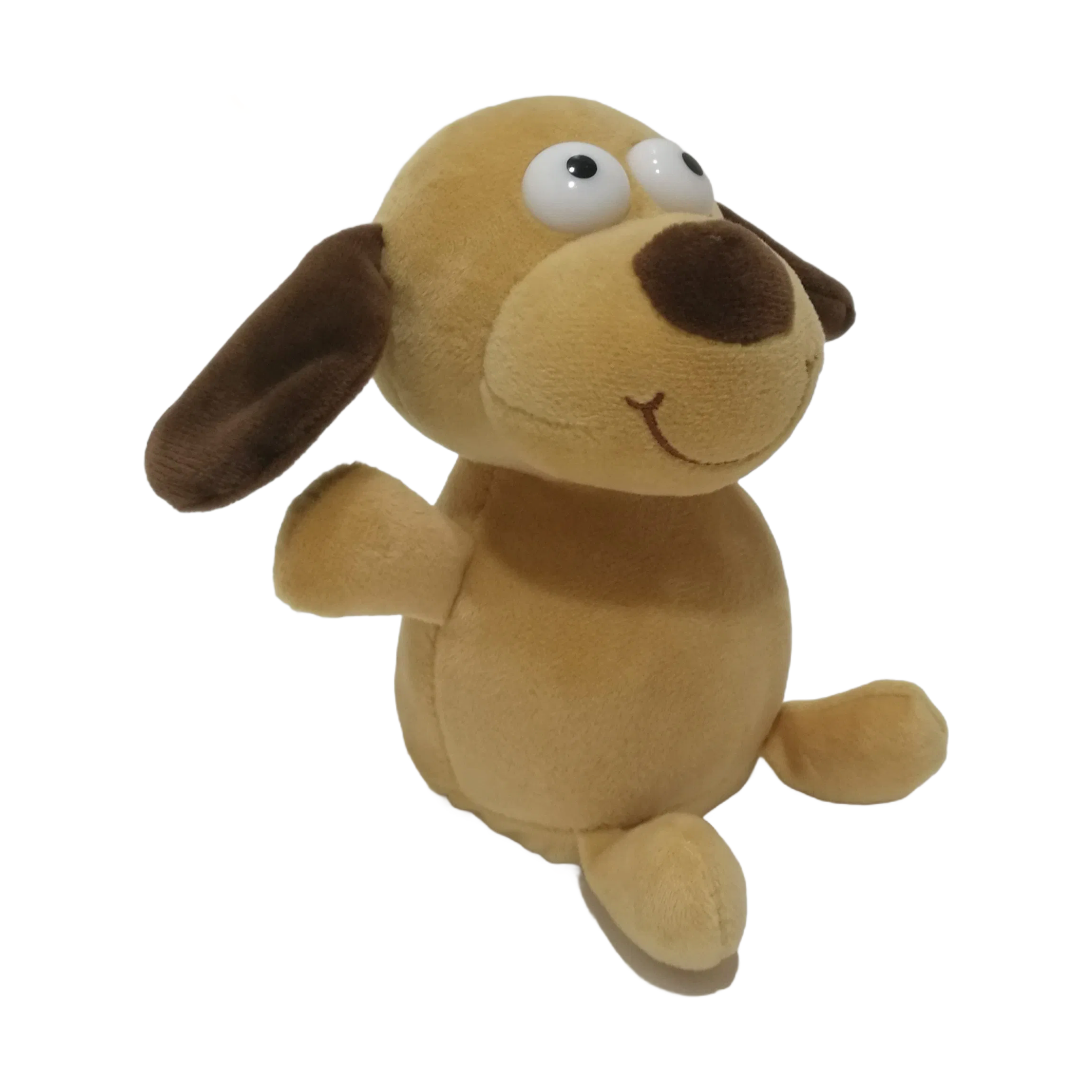 EN71 Certified Soft Plush Dog Stuffed Animal Toy - Safe & Cuddly 15cm Pet Toy
