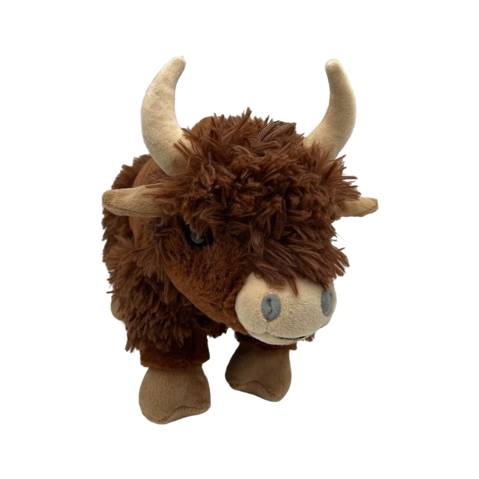 Premium Realistic Yak Plush Toy - Soft Brown Stuffed Animal Wildlife Collection