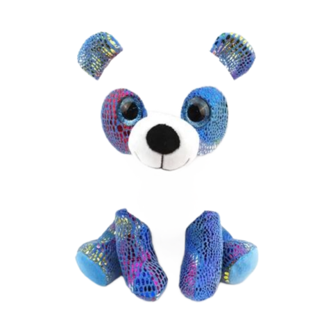 Glitter Plush Cat Big Eyes Stuffed Animal Toy - Customized Soft Plush Doll for Kids Gifts
