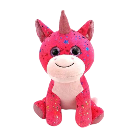 Glitter Plush Cat Big Eyes Stuffed Animal Toy - Customized Soft Plush Doll for Kids Gifts