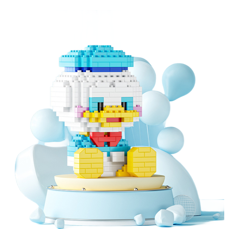 Bulk Order Multicolor Plastic DIY Cartoon Character Building Blocks Educational Toys