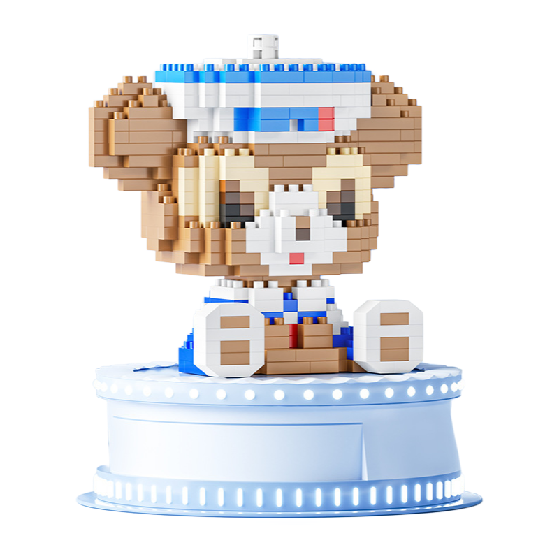 Bulk Order Multicolor Plastic DIY Cartoon Character Building Blocks Educational Toys