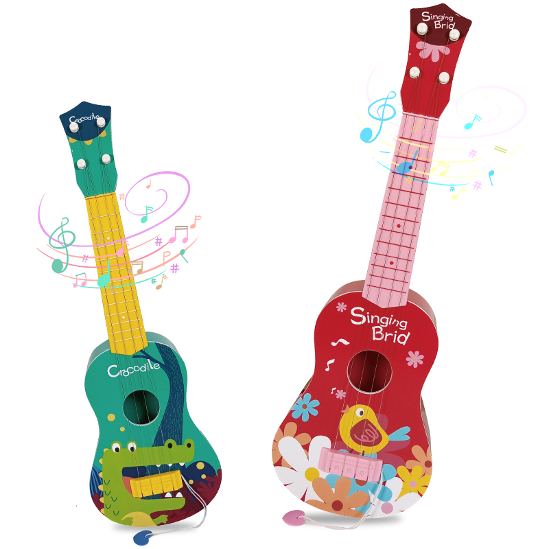Factory Supply Musical Toy Ukulele - Electronic Learning Instrument for Preschoolers