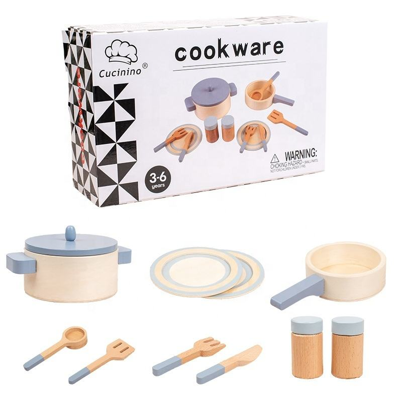 High Quality Wooden Simulation Kitchen Set for Kids - Educational Toy for 3-8 Years Old