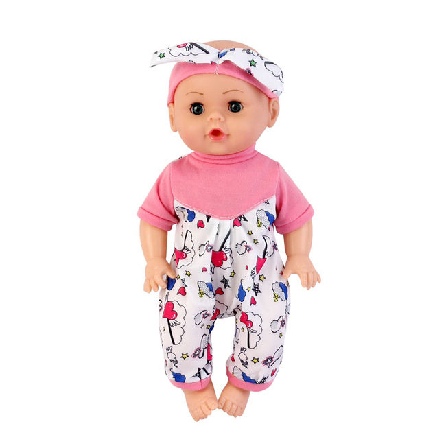 Customizable Battery Operated Baby Doll Toys with Sound and Moving Eyes