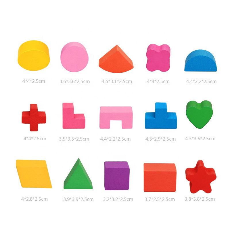 Wholesale Wooden Traditional Building Blocks - Safe & Non-Toxic Toys for All Ages