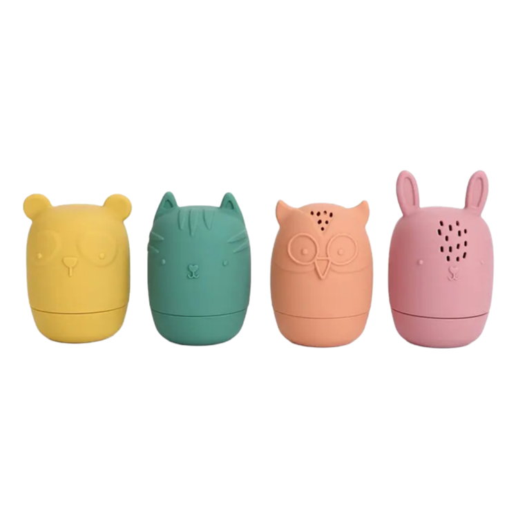 Custom Animal Shape Silicone Bath Toys for Babies - Factory Direct Supply