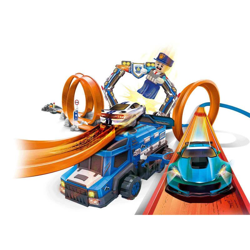 High Quality Plastic Track Play Set Race Toy for Kids Ages 2-7 Years - OEM/ODM Available